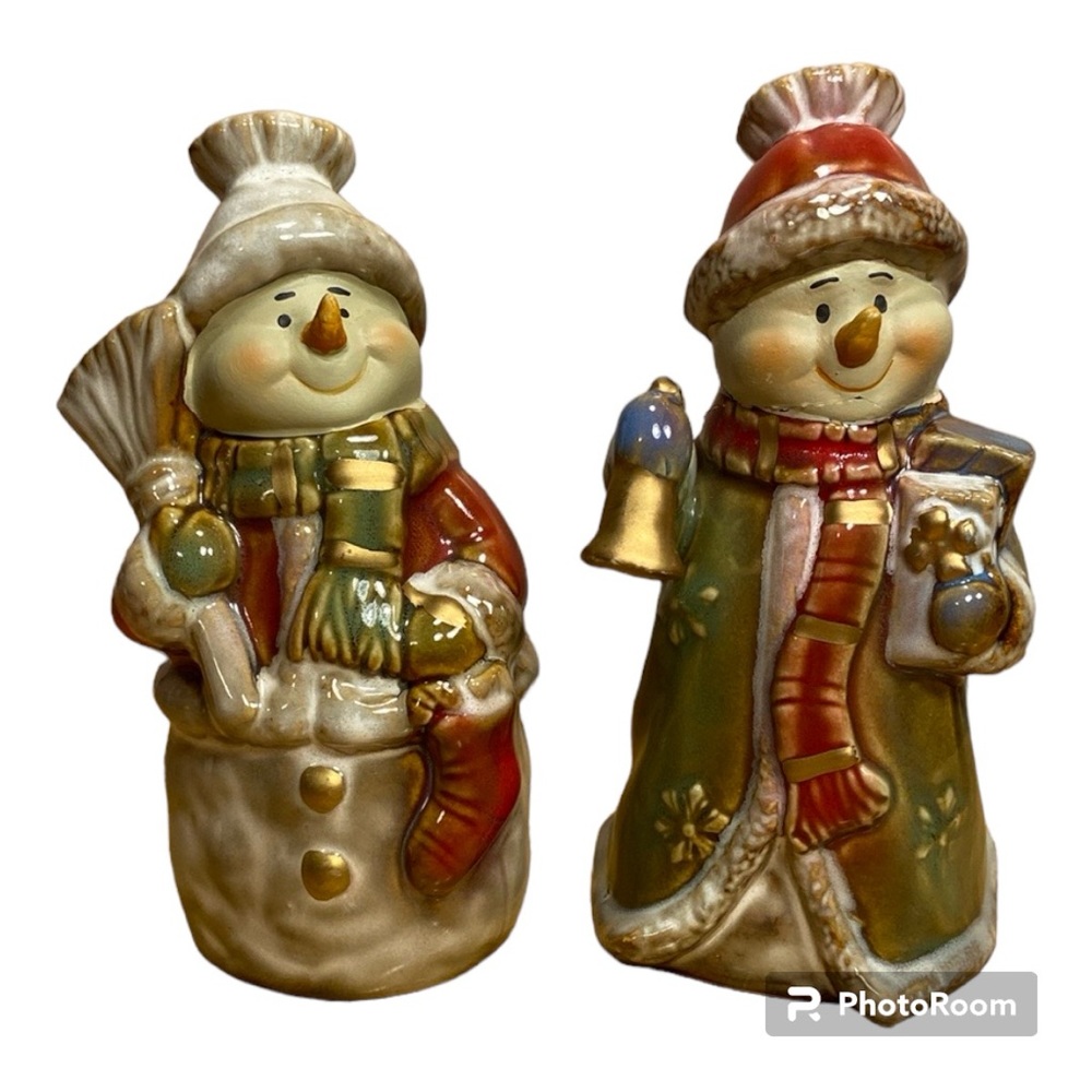 Snowmen 2pc Set - Picture 1 of 7